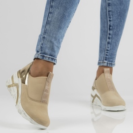 Zapatillas de cuero Filippo DP3652 / 22 Be beige 5