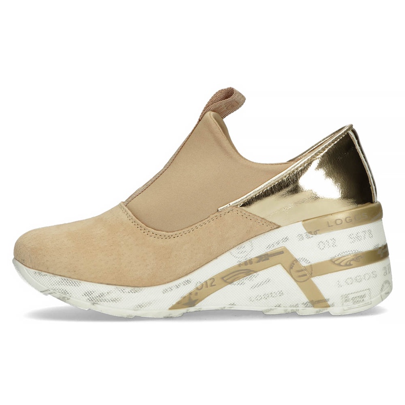 Zapatillas de cuero Filippo DP3652 / 22 Be beige 1