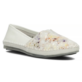 Zapatos de piel Filippo DP031/22 Wh Yl blanco amarillo 2