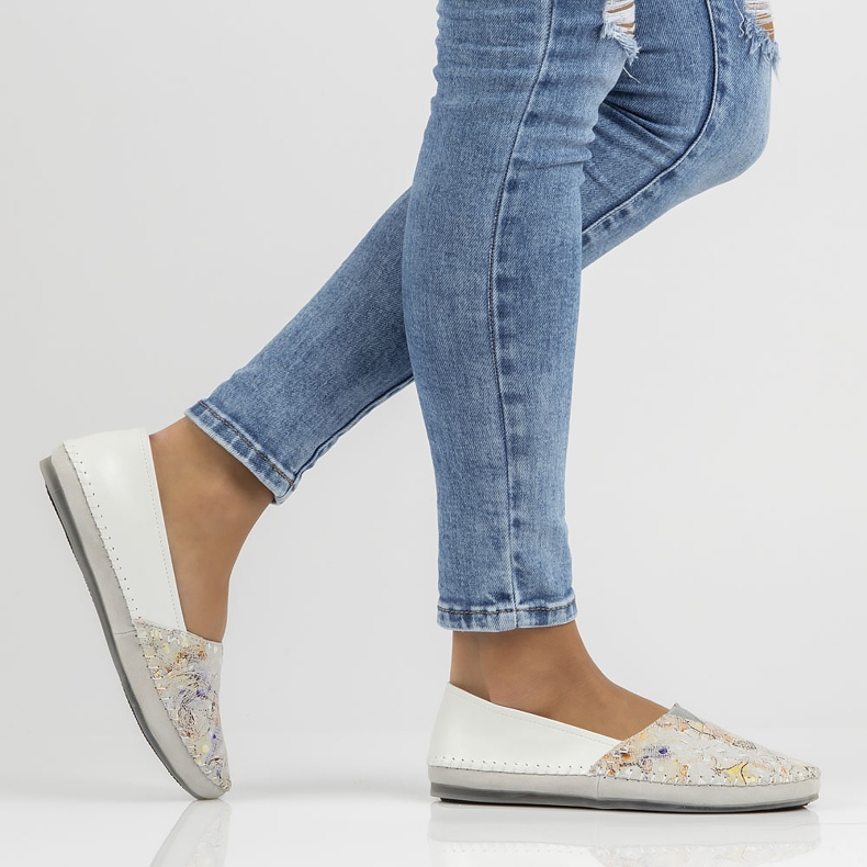 Zapatos de piel Filippo DP031/22 Wh Yl blanco amarillo 1 Zapatos de piel Filippo DP031/22 Wh Yl blanco amarillo 1