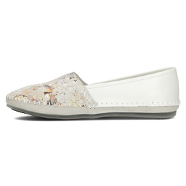 Zapatos de piel Filippo DP031/22 Wh Yl blanco amarillo 3