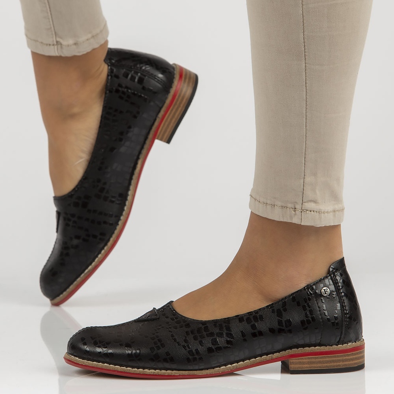 Zapatos de piel Filippo DP3545/22 Bk negro 1