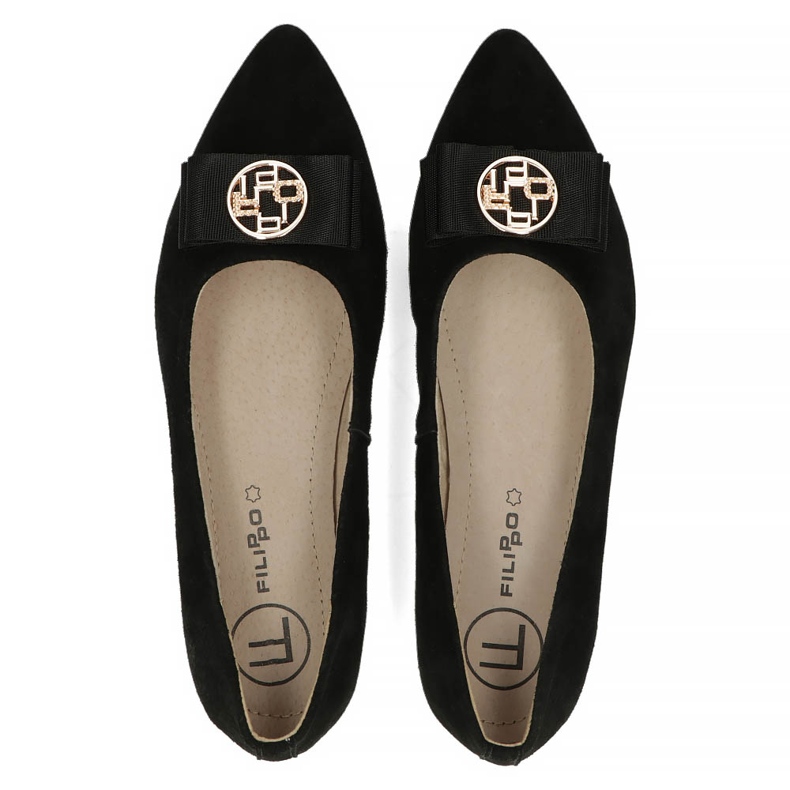 Zapatos de piel Filippo DP3683/22 Bk negro 1