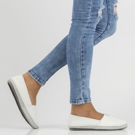 Zapatos de piel Filippo DP031/22 Wh blanco 9