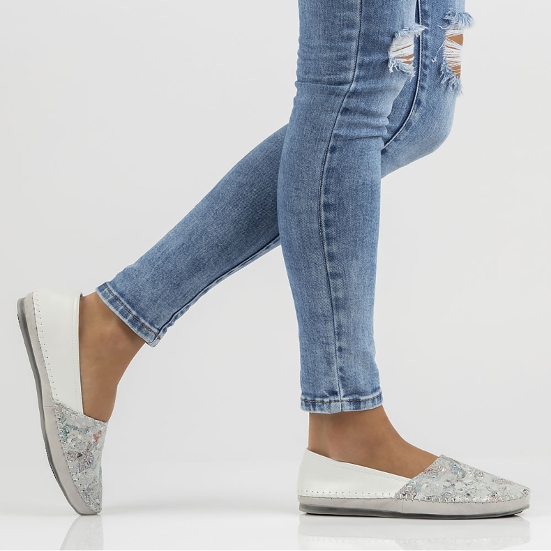 Zapatos de cuero Filippo DP031 / 22 Wh Bl blanco azul 1 Zapatos de cuero Filippo DP031 / 22 Wh Bl blanco azul 1