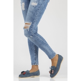 Mocasines de piel Filippo DP3512/22 Nv azul marino 6