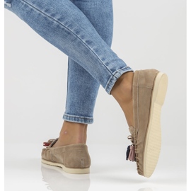 Mocasines de piel Filippo DP3512/22 Be beige 1