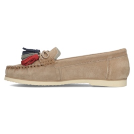 Mocasines de piel Filippo DP3512/22 Be beige 4