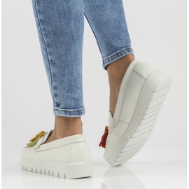 Zapatos de piel Filippo DP3535/22 Wh blanco 1