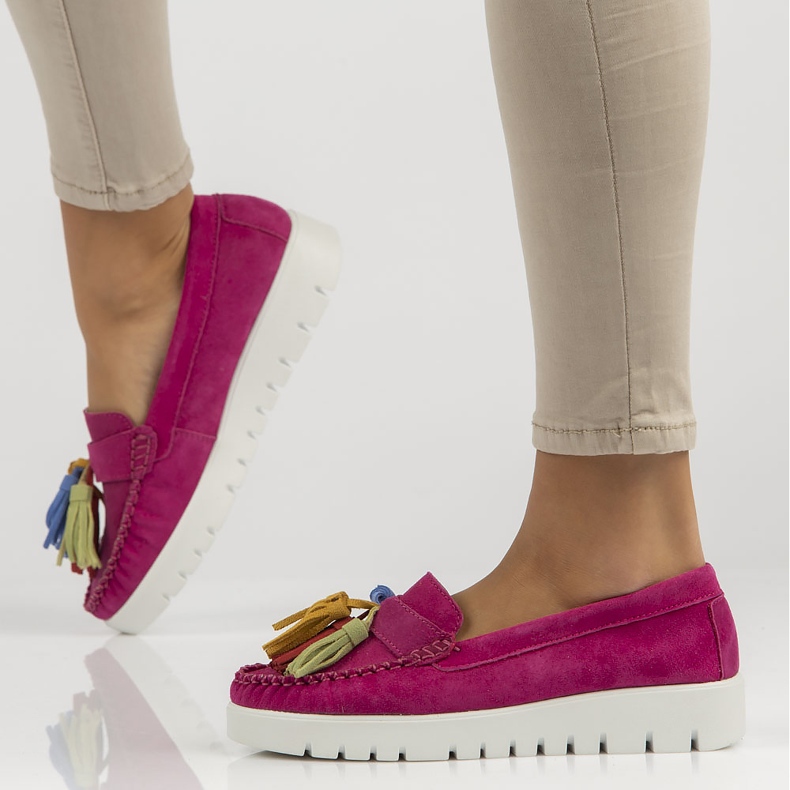 Zapatos de piel Filippo DP3535/22 Fh rosa rosado 1