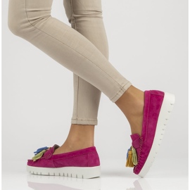 Zapatos de piel Filippo DP3535/22 Fh rosa rosado 6
