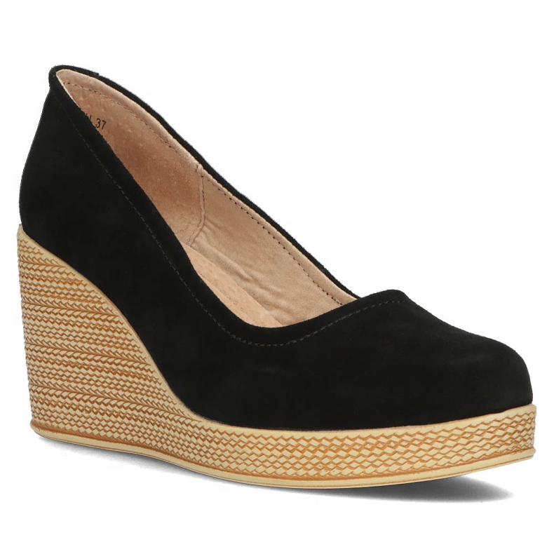 Zapatos de cuero Filippo DP3521/22 Bk Su negro 1