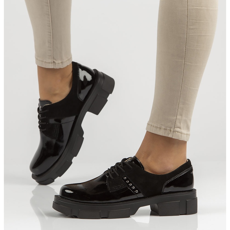 Zapatos de piel Filippo DP3713/22 Bk negro 1