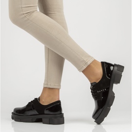 Zapatos de piel Filippo DP3713/22 Bk negro 8
