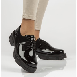 Zapatos de piel Filippo DP3713/22 Bk negro 6