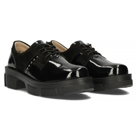 Zapatos de piel Filippo DP3713/22 Bk negro 4