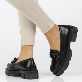 Zapatos de piel Filippo DP3221/22 Bk Bk negro 1