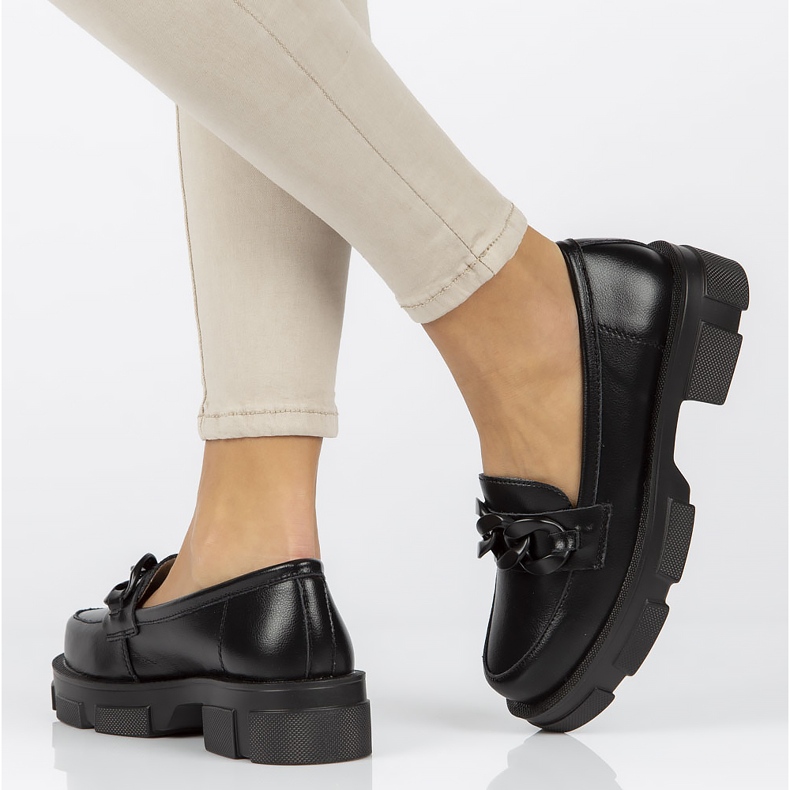 Zapatos de piel Filippo DP3221/22 Bk Bk negro 1