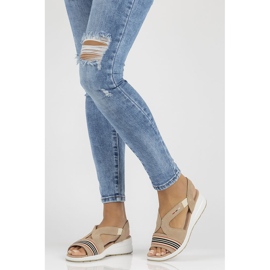 Sandalias de piel Filippo DS3500/22 Be beige 4