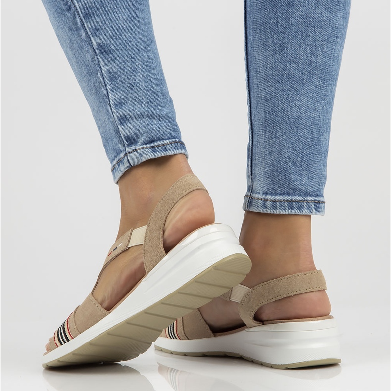 Sandalias de piel Filippo DS3500/22 Be beige 1