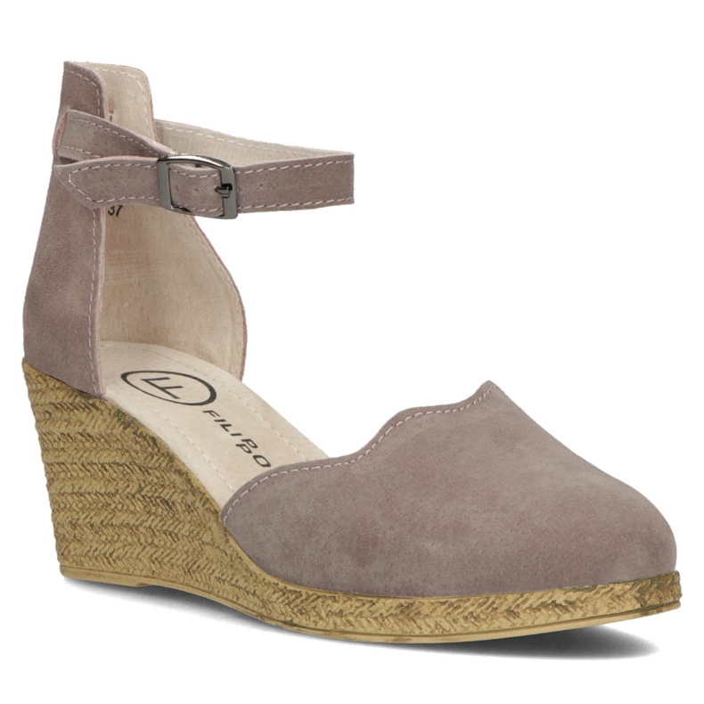 Sandalias de piel Filippo DS1394/22 Sd jaspeado-beige 1