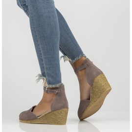 Sandalias de piel Filippo DS1394/22 Sd jaspeado-beige 4