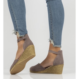 Sandalias de piel Filippo DS1394/22 Sd jaspeado-beige 3