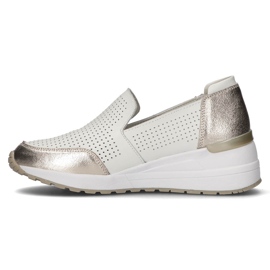 Zapatos de piel Filippo DP3537/22 Wh blanco plata 2