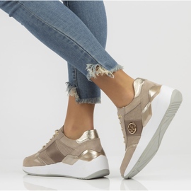 Zapatillas de piel Filippo DP3553/22 Be beige 2