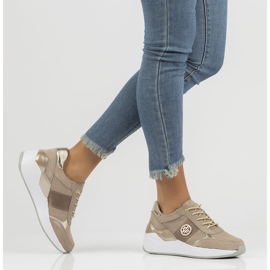 Zapatillas de piel Filippo DP3553/22 Be beige 1