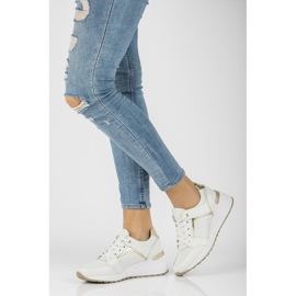Zapatillas de cuero Filippo DP2003 / 22 Wh blanco 2