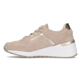 Zapatillas de piel Filippo DP2003/22 Be beige 1