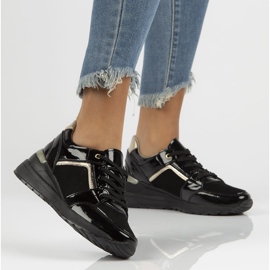 Zapatillas de cuero Filippo DP2003 / 22 Bk Bk negro 6