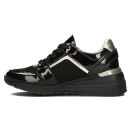 Zapatillas de cuero Filippo DP2003 / 22 Bk Bk negro 3