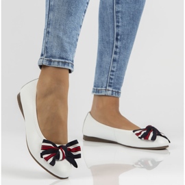 Bailarinas de cuero Filippo DP3634/22 Wh blanco 6