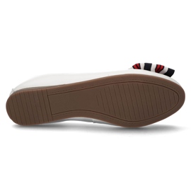 Bailarinas de cuero Filippo DP3634/22 Wh blanco 4