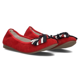 Bailarinas de cuero Filippo DP3634/22 Rd rojo 3