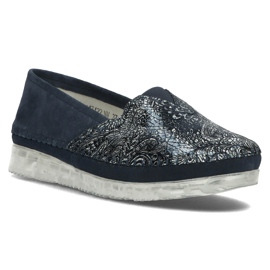 Zapatos de piel Filippo DP2147/22 Nv azul marino 3