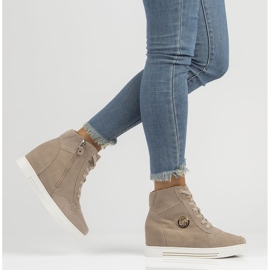 Zapatillas de cuero Filippo DBT3552 / 22 Be beige 6