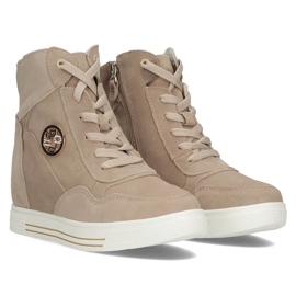 Zapatillas de cuero Filippo DBT3552 / 22 Be beige 4