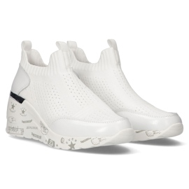 Zapatos de piel Filippo DP3551/22 Wh blanco 3