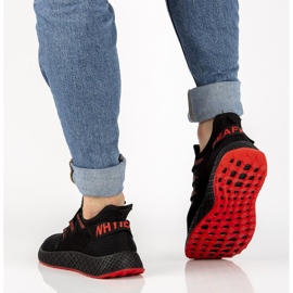 Negro Zapatillas Filippo MTN1480 / 22 Bk Rd rojo 2