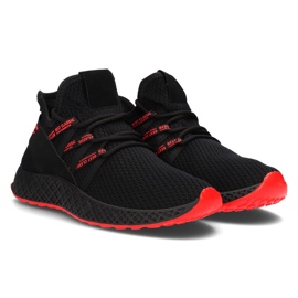 Negro Zapatillas Filippo MTN1480 / 22 Bk Rd rojo 3