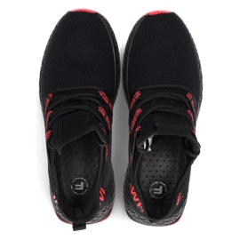 Negro Zapatillas Filippo MTN1480 / 22 Bk Rd rojo 5