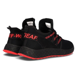 Negro Zapatillas Filippo MTN1480 / 22 Bk Rd rojo 6
