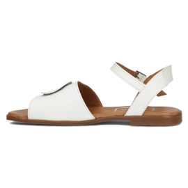 Sandalias de piel Filippo DS3900/22 Wh blanco 4