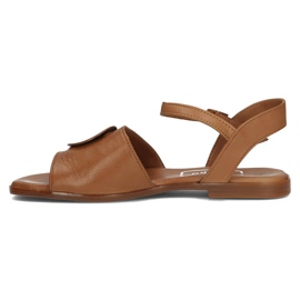 Sandalias de cuero Filippo DS3900 / 22 Br marrón 4