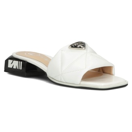 Zapatillas de cuero Filippo DK3905 / 22 Wh blanco 2