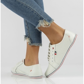 Zapatos de cuero Filippo DP009/22 Wh blanco 1 Zapatos de cuero Filippo DP009/22 Wh blanco 1