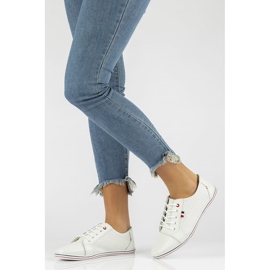 Zapatos de cuero Filippo DP009/22 Wh blanco 3